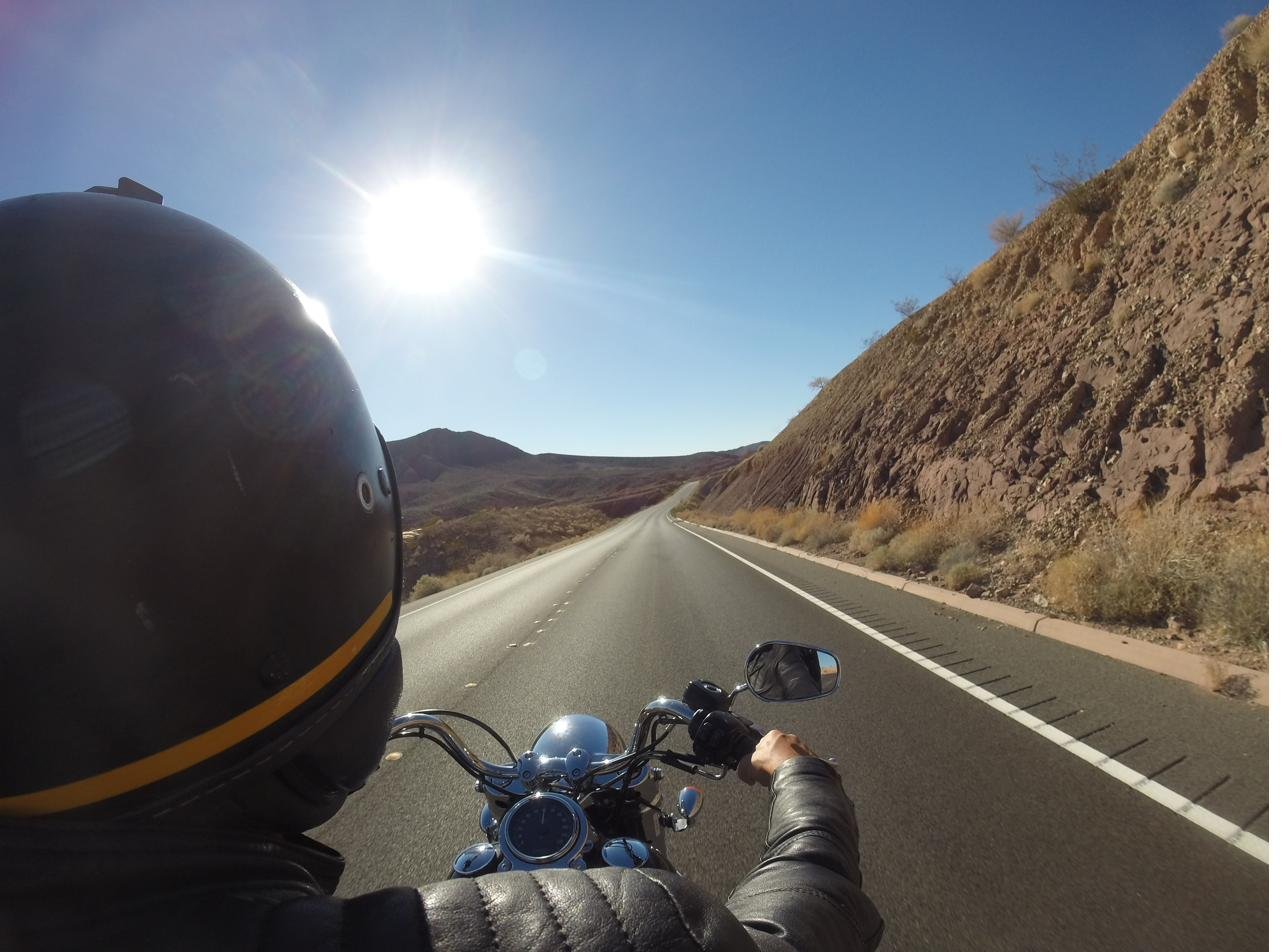 Alone on the open road