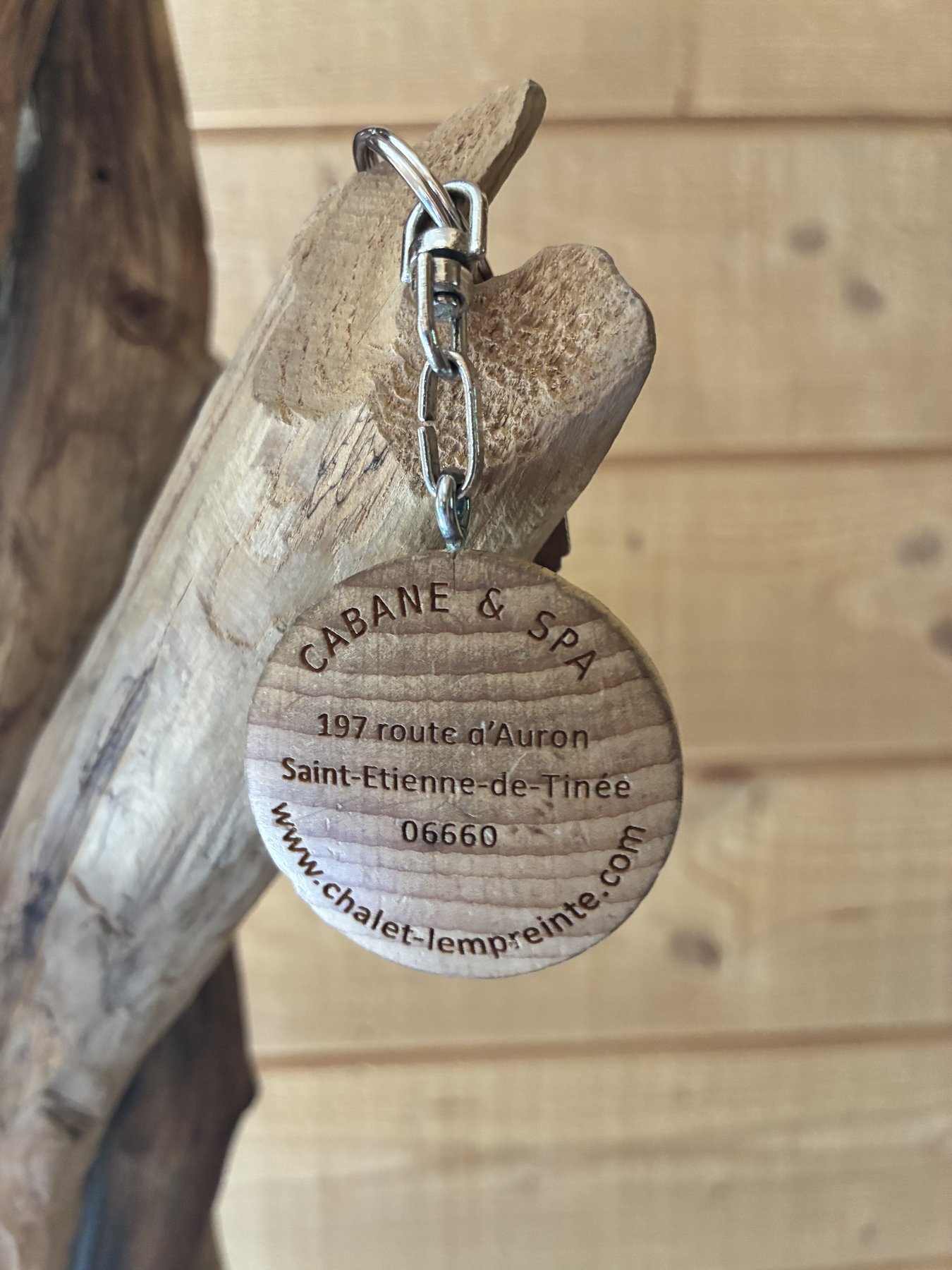 The key, carved in wood