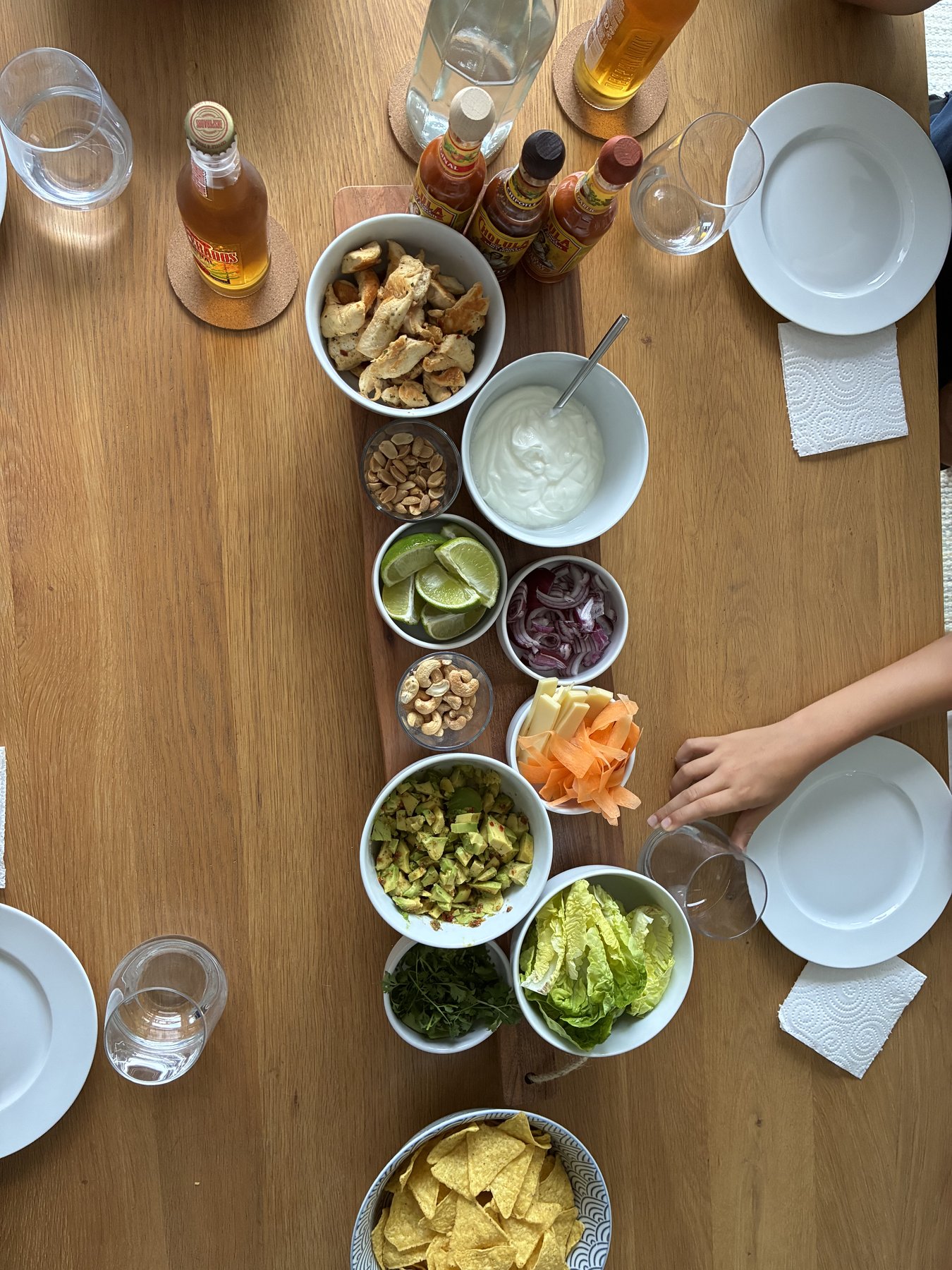 Open table, all set