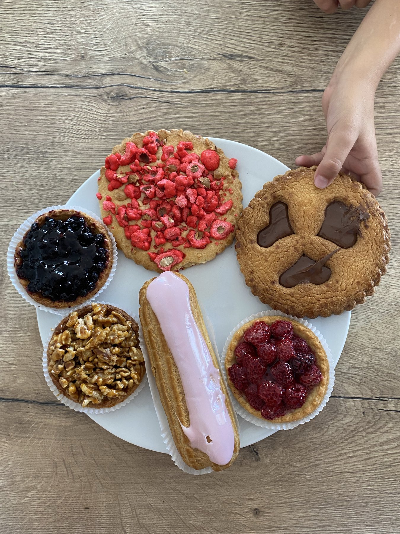 Mountain pastries served